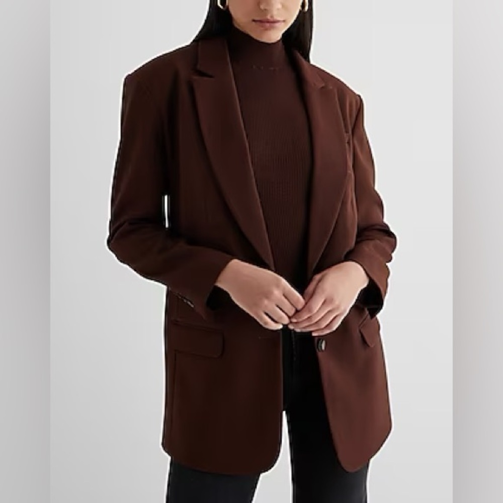 Express Elegant Brown Women's Blazer